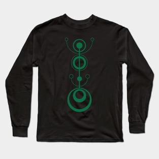 Green crop circle Long Sleeve T-Shirt